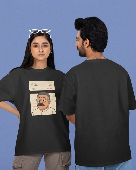 36 Lakh Ka Ghata Unisex Oversized T-Shirt