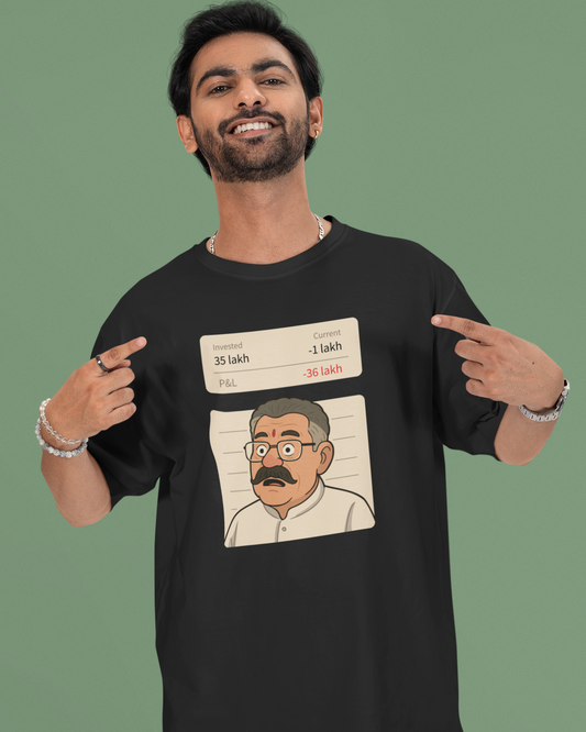 36 Lakh Ka Ghata Unisex Oversized T-Shirt